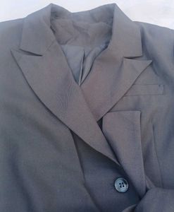 Chic Black Blazer Dress