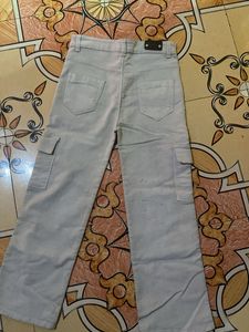 Light Wash Cargo Pants