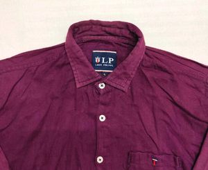 Louis Philippe Solid Shirt | Chest 38