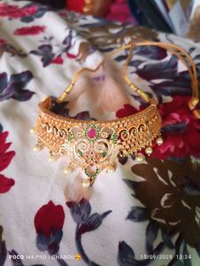 CZ Gorgeous Gold-Plated Choker