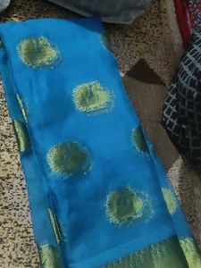 Elegant Blue Saree