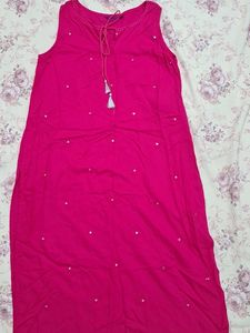 Earrings Set With Embroidery Mirror Kurtis