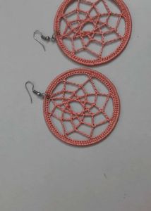 Crochet Dream Catcher Earrings