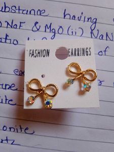 Bow Earrings - Fashion Jewelry
