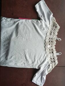 Off-Shoulder Crochet Top