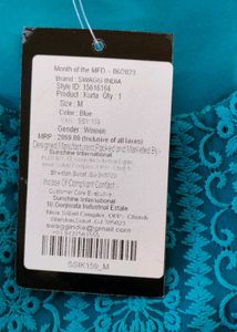 Elegant Blue Kurta