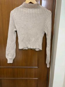 Knit Twist Front Sweater