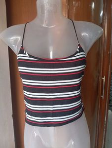 Striped Crop Top