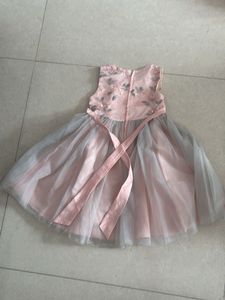 Pink &amp; Grey Girls Dress