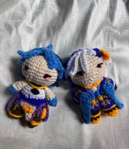 Crochet Plush Dolls (Set of 2)