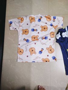 Combo Of Two Night Tshirt 👕...