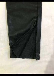 Zara Faux Leather Slim Pant Waist 28-30