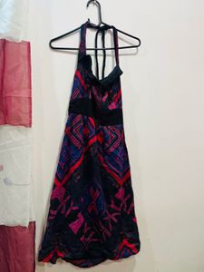 Boho Halter Neck Beautiful Dress