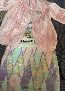 Cute Kids Pink Blazer &amp; Top Set