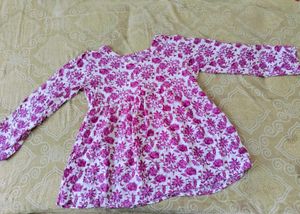 Pink Floral Print Tunic
