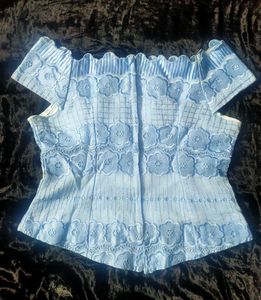 💙Sky-blue Top