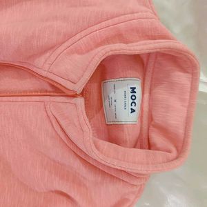 Peach Zip-Up Jacket