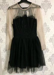 Net And Lace Dress For Birthday Or Prom Parties