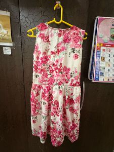 Floral Print Dress (L Size)