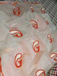 Unstitched Suit ✨ Organza Dupatta
