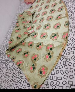 Pista Green Lehenga for Mehndi