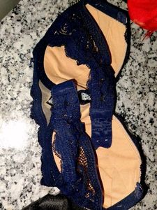 Navy Blue Printed