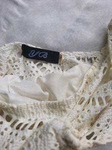 White CROP TOP