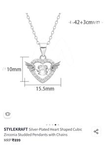 pinteresty diamond heart necklace pendant trend