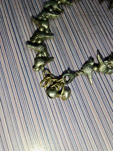 Parrot Silver Colour Bracelet With Hook