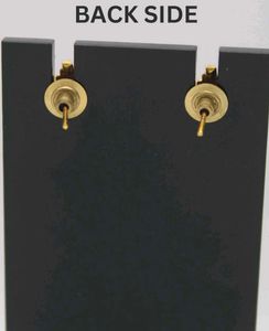 Gold Paisley Earrings