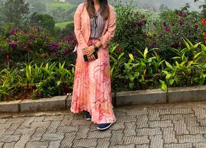 Baby Pink Long Skirt