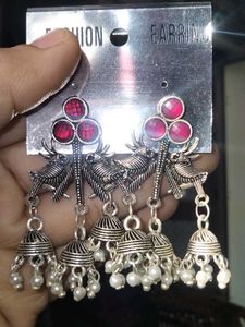 Silver Birds Classy Jhumkass