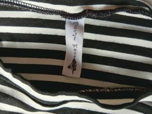 Zebra Pattern Crop T-shirt
