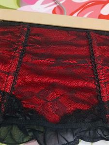 Red &amp; Black Garter Belt