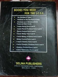 ICSE 10 Chemistry Concise Book