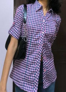 Pink Checkered Shirt