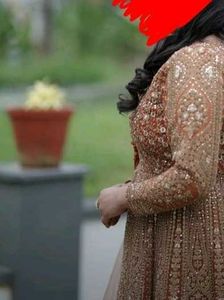 BURNT ORANGE WEDDING GOWN