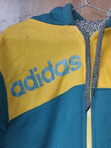 Adidas Color Green Hoodie
