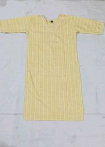 yellow kurti and red leggings