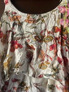 Floral Layered Crop Top