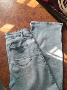 Wide Leg Denim Jeans