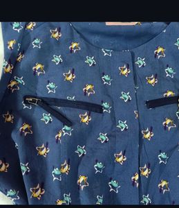 Blue Floral Romper
