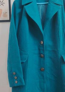 Elegant Teal Coat