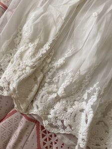 White Lace Mini Skirt