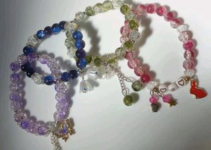 Set Of Four Fancy Bracelets