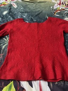 Red sweater