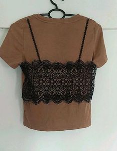Brown Graphic Tee
