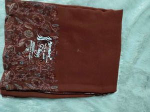 Elegant Brown Saree