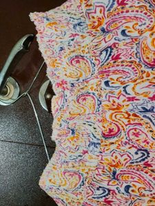 Paisley Print Mini Skirt