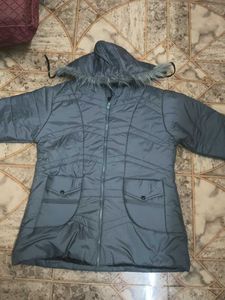 Stylish Grey Padded Jacket